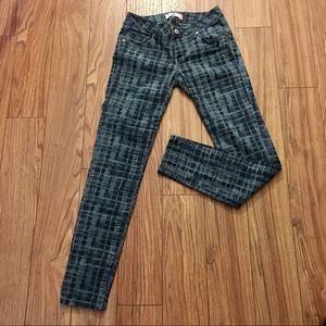CAbi | Cabi Grid Skinny Jeans Size 2